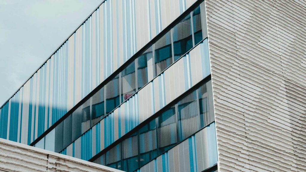 a close up of a building JSON