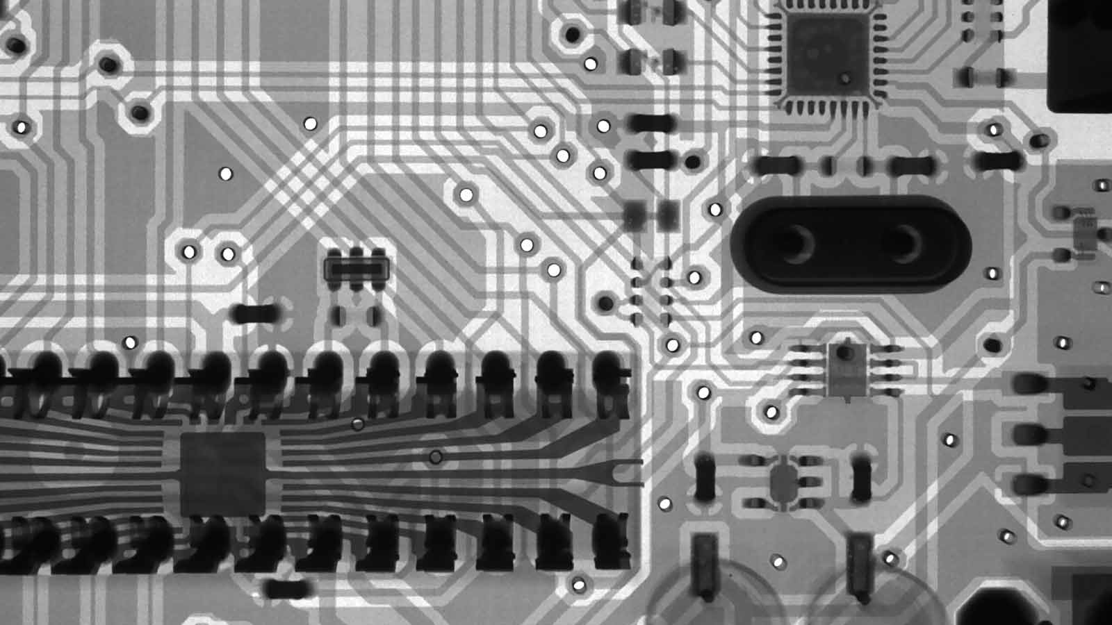 a close-up of a circuit board Rising-Interest-Rates
