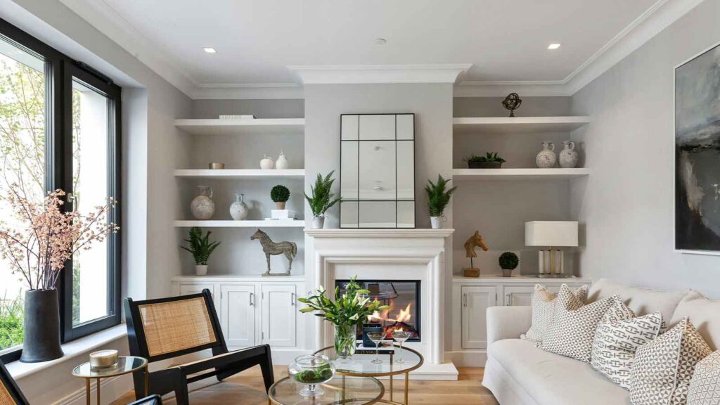 Modern living room with elegant decor nationwide title search bloga