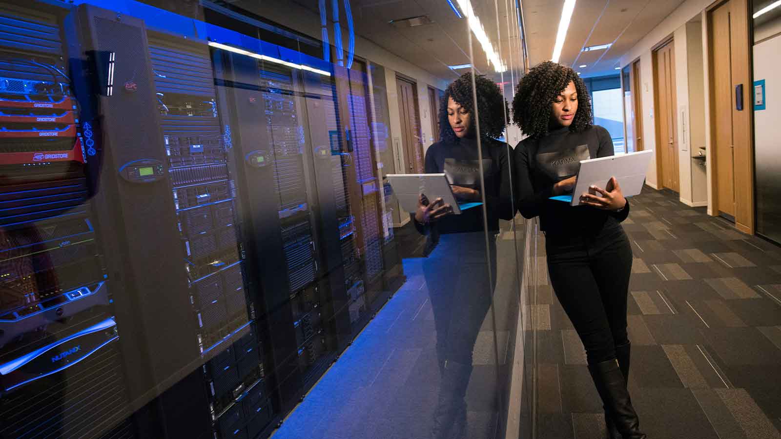 women on the computer JSON Title Reports