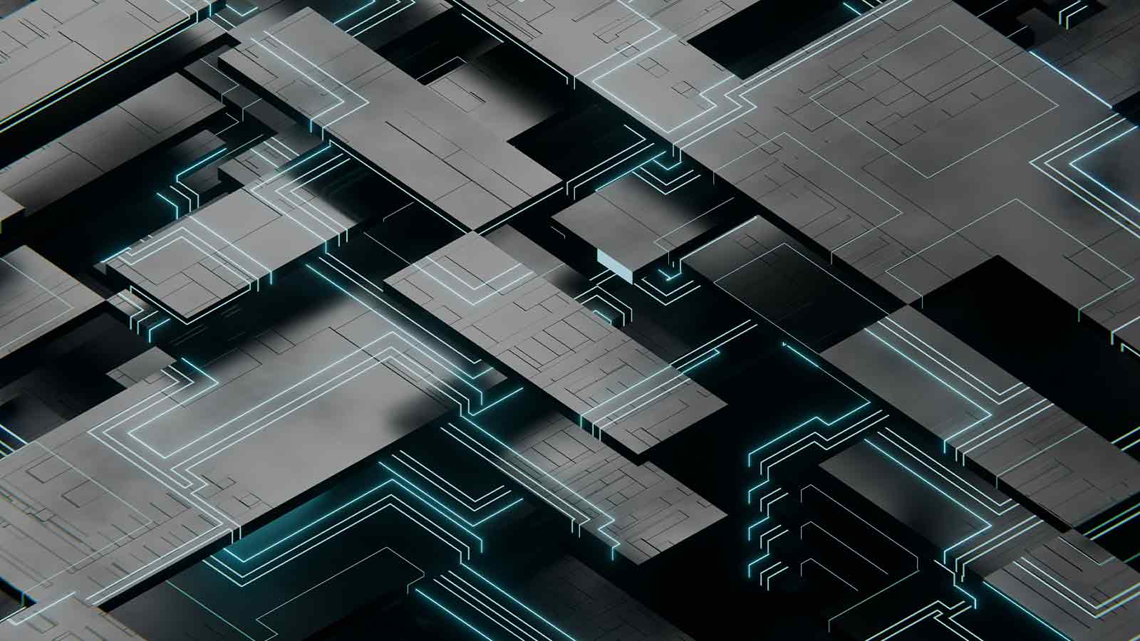 Futuristic circuit board design pattern Title Portal