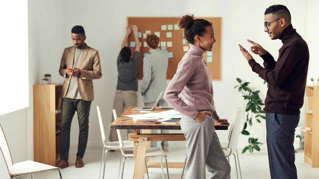 title research people talking about it