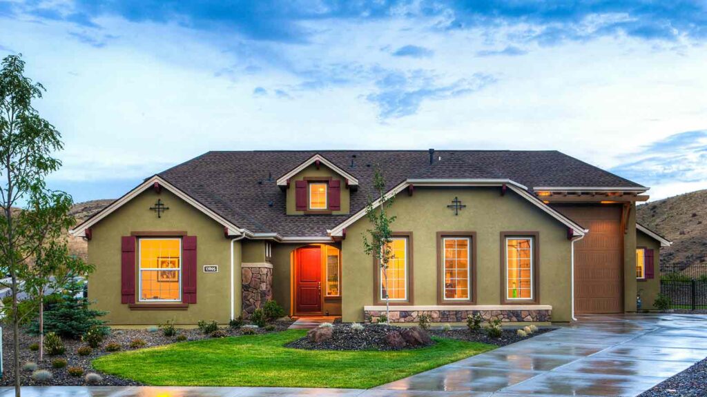 Title Work example with a house